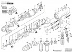 Bosch 0 607 151 509 370 WATT-SERIE Drill Spare Parts